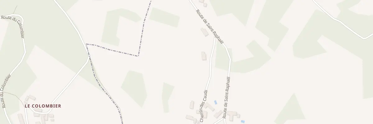 Plan du 215 Che des Cauds à Cherveix-Cubas