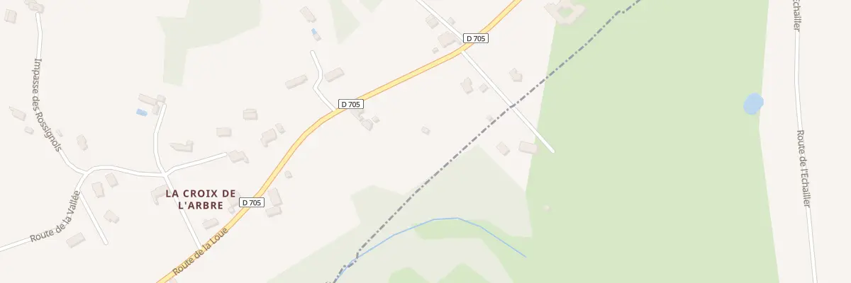 Plan du 142 La Croix de l’Arbre à Preyssac-d’Excideuil