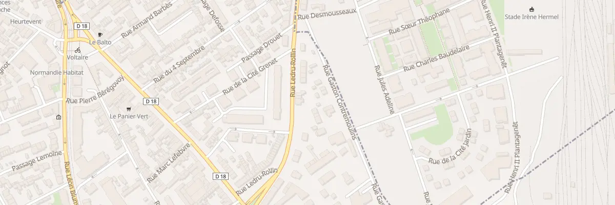 Plan du 15 Rue Ledru Rollin à Sotteville-lès-Rouen
