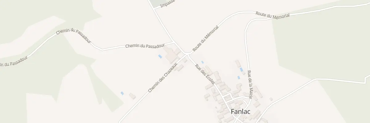Plan du 21 Rue des Ecoles à Fanlac