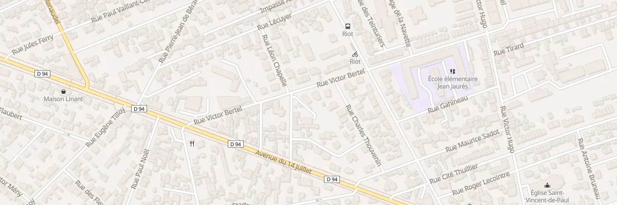 Plan du 15B Rue Victor Bertel à Sotteville-lès-Rouen