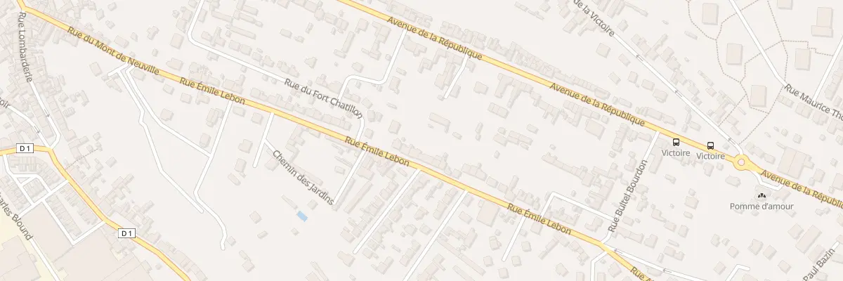 Plan du 37 Rue Emile Lebon à Dieppe