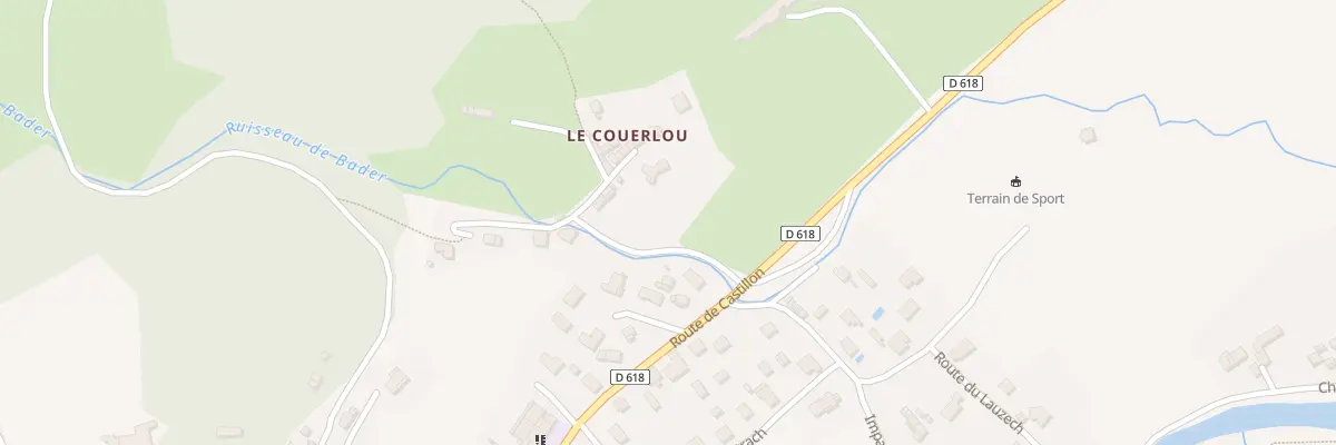 Plan du 2 Saubatge à Moulis