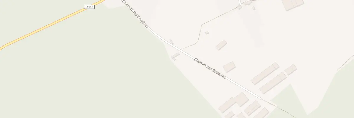 Plan du 2 Che des Bruyeres à Canappeville