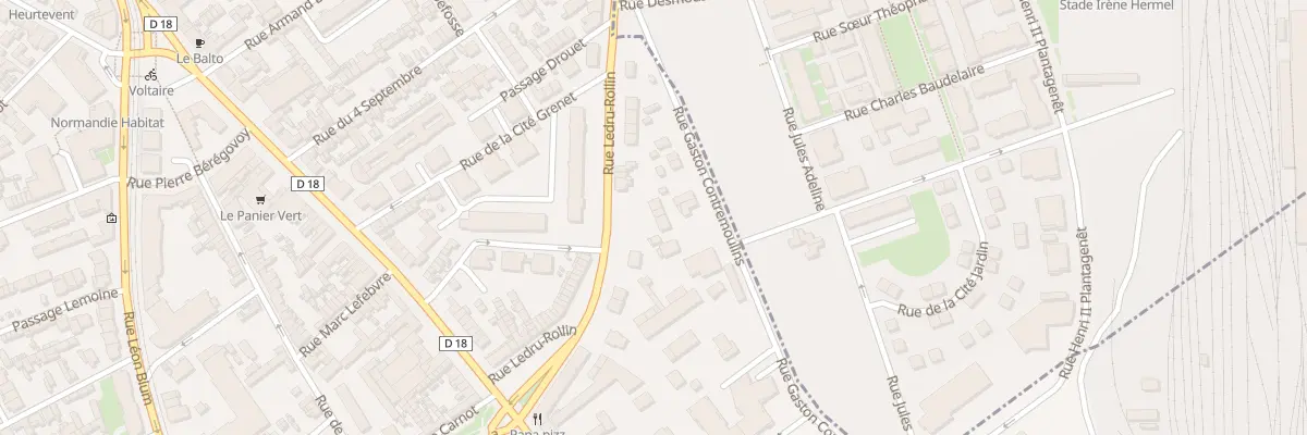 Plan du 19 Rue Ledru Rollin à Sotteville-lès-Rouen