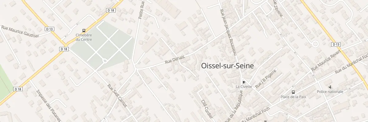 Plan du 72 Rue Dehais à Oissel-sur-Seine