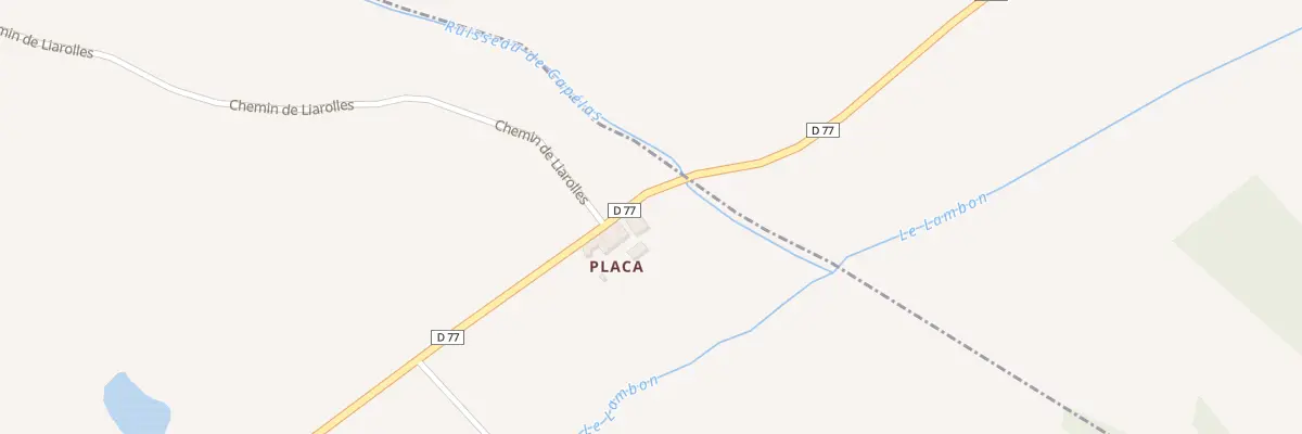 Plan du 5319 Placa à Bouillac