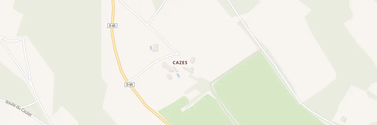 Plan du 5121 Cazes à Sérignac
