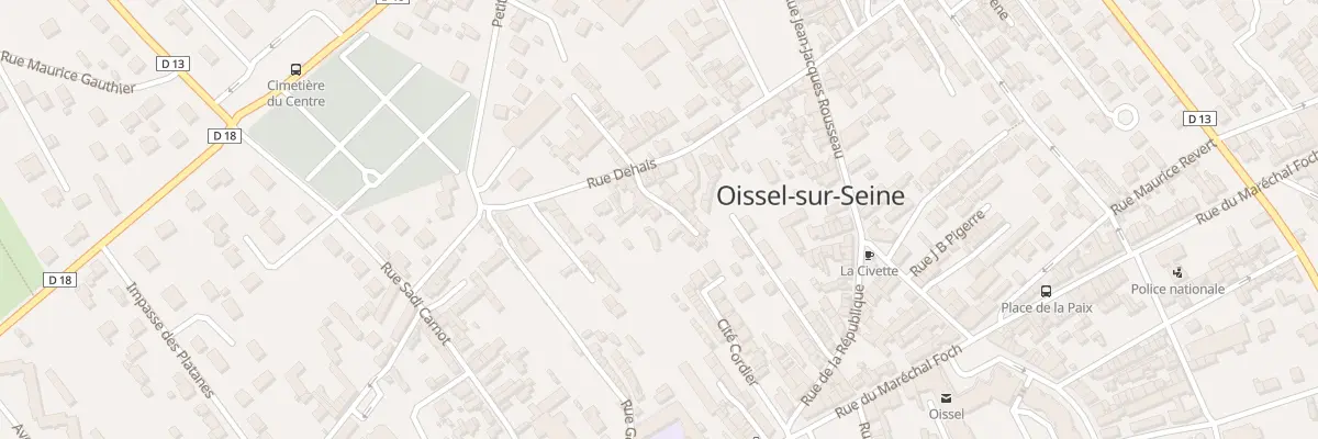 Plan du 46 Rue Dehais à Oissel-sur-Seine