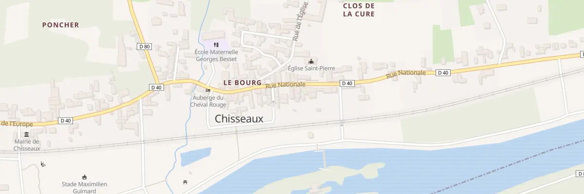 Plan du 52 Rue Nationale à Chisseaux
