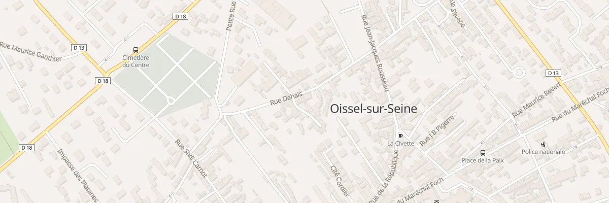 Plan du 66 Rue Dehais à Oissel-sur-Seine