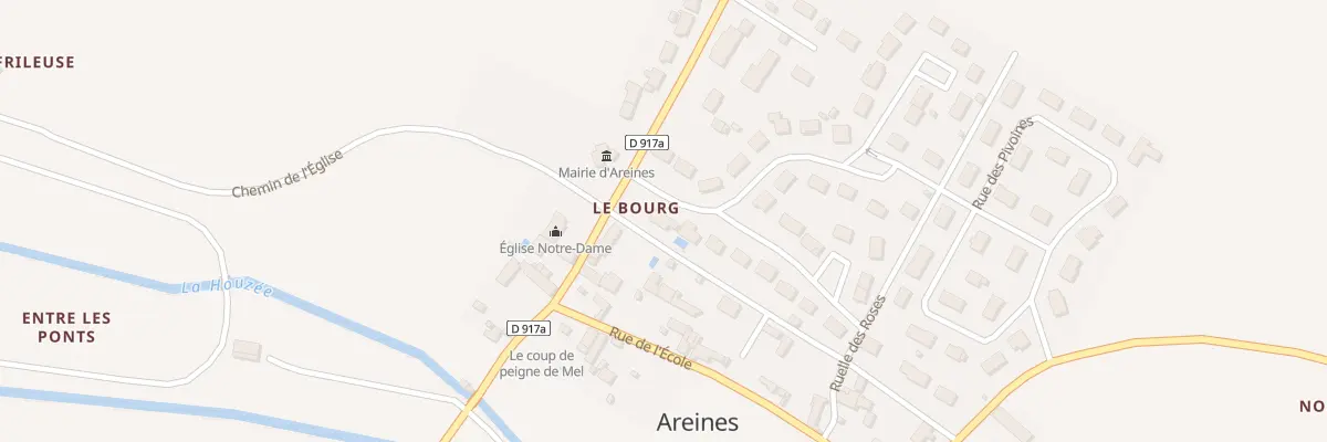 Plan du 2 Rue de Cognebuée à Areines