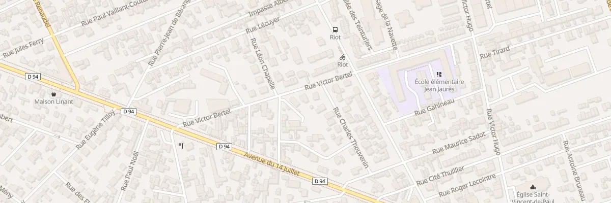 Plan du 15 Rue Victor Bertel à Sotteville-lès-Rouen