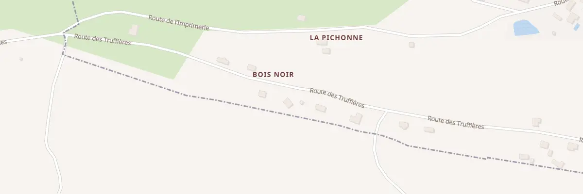 Plan du 593 Rte des Truffières à Preyssac-d’Excideuil