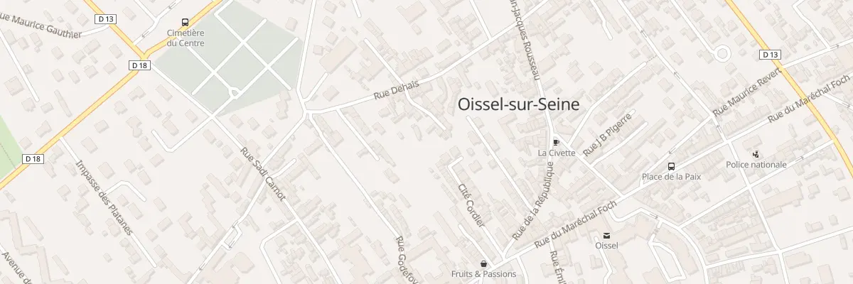 Plan du 48 Rue Dehais à Oissel-sur-Seine