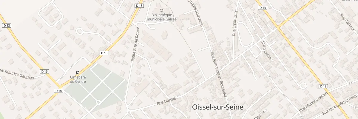 Plan du 57 Rue Dehais à Oissel-sur-Seine