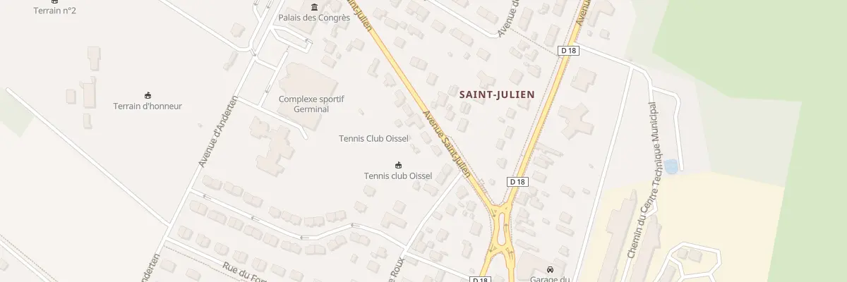 Plan du 7 Av Saint Julien à Oissel-sur-Seine