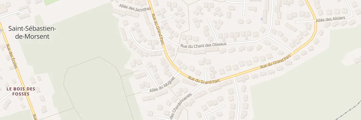 Plan du 135 Rue du Grand Parc à Saint-Sébastien-de-Morsent