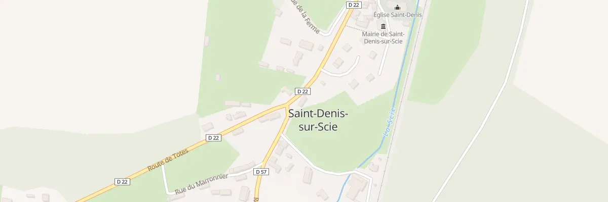 Plan du 7 Imp de la Scie à Saint-Denis-sur-Scie
