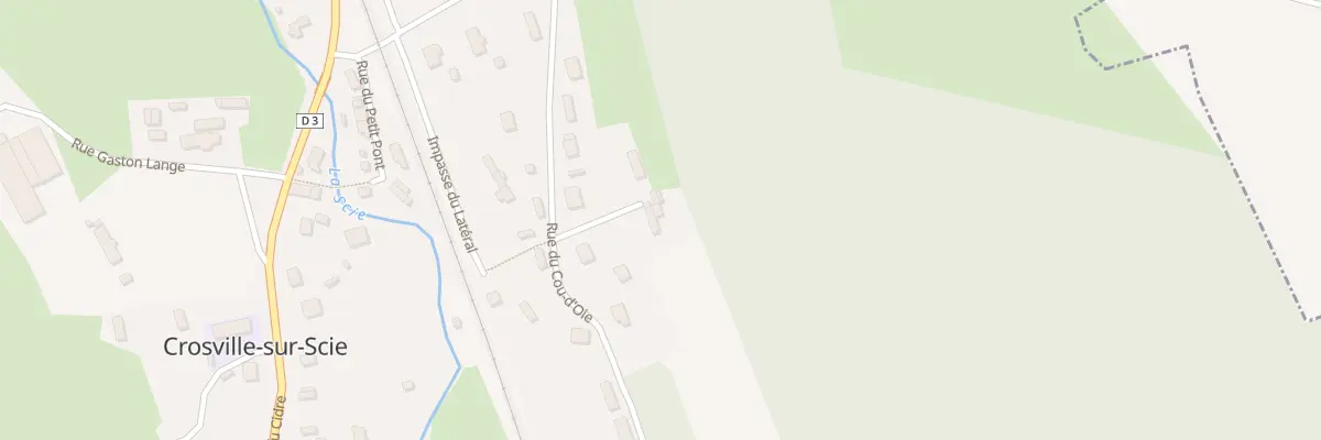 Plan du 6 Imp de la Futaie à Crosville-sur-Scie