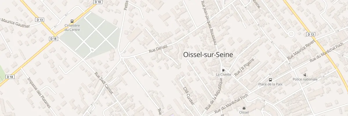Plan du 60 Rue Dehais à Oissel-sur-Seine