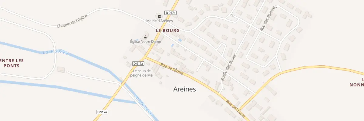 Plan du 10 Rue de l’Ecole à Areines