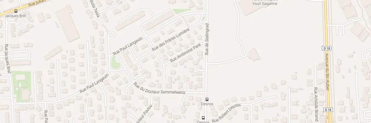 Plan du 3 Rue Ambroise Paré à Saint-Étienne-du-Rouvray