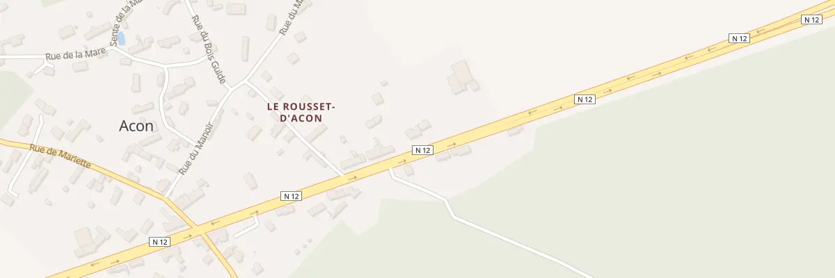 Plan du 6 Rte de Paris à Acon