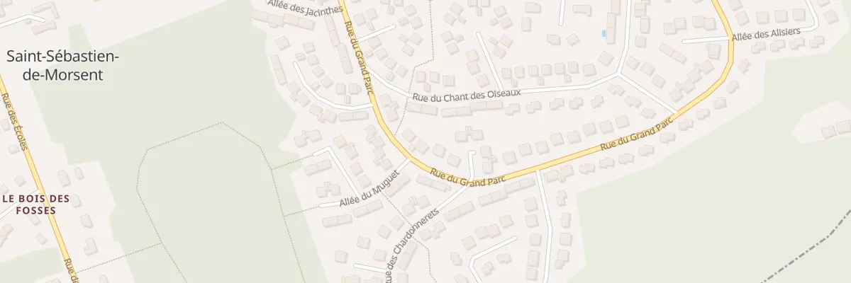 Plan du 133 Rue du Grand Parc à Saint-Sébastien-de-Morsent