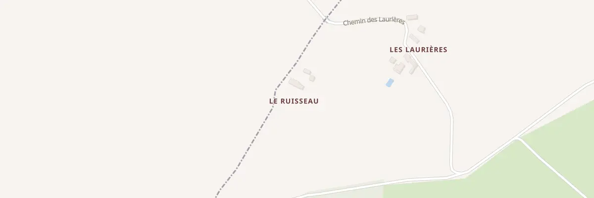 Plan du 44 Le Ruisseau à Bouffry