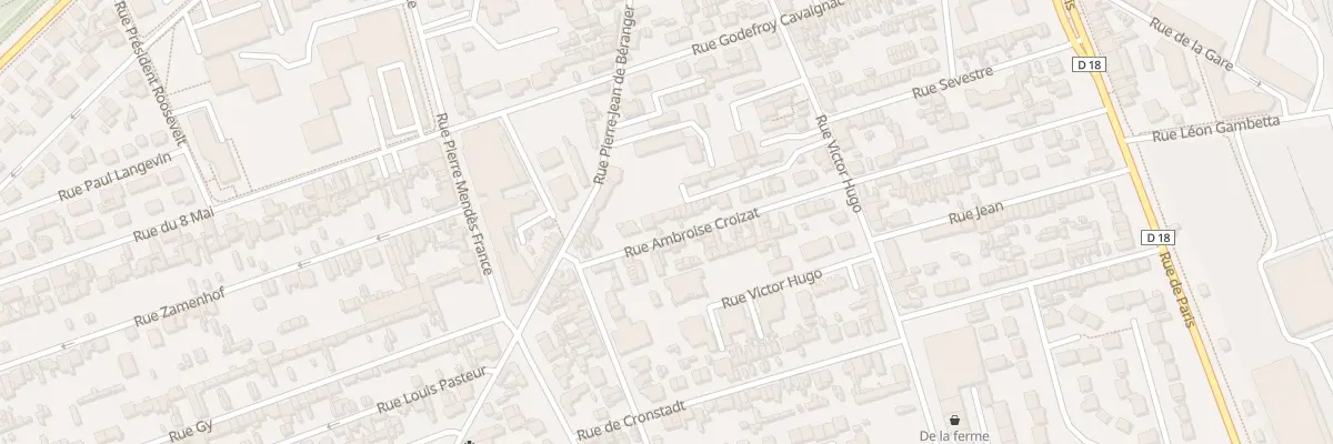 Plan du 26 Rue Ambroise Croizat à Sotteville-lès-Rouen