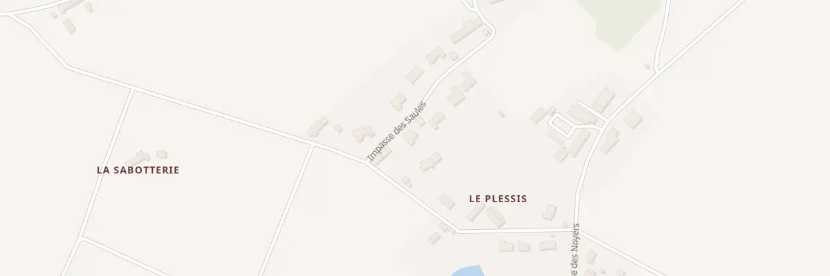 Plan du 2 Imp des Saules à Crucheray