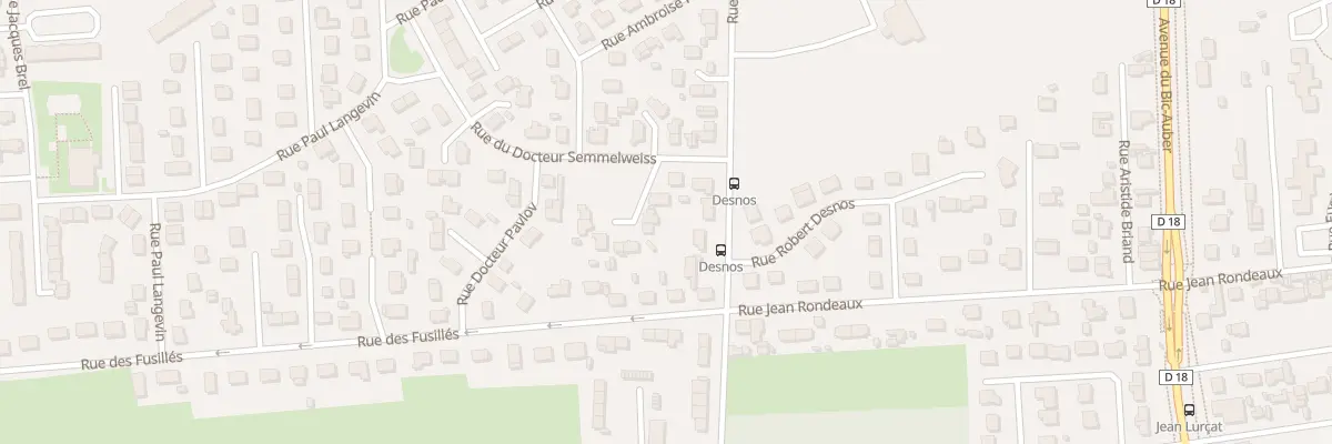 Plan du 7 Rue Docteur Semmelweis à Saint-Étienne-du-Rouvray