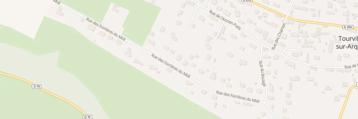 Plan du 48 Rue des Forrieres du Midi à Tourville-sur-Arques