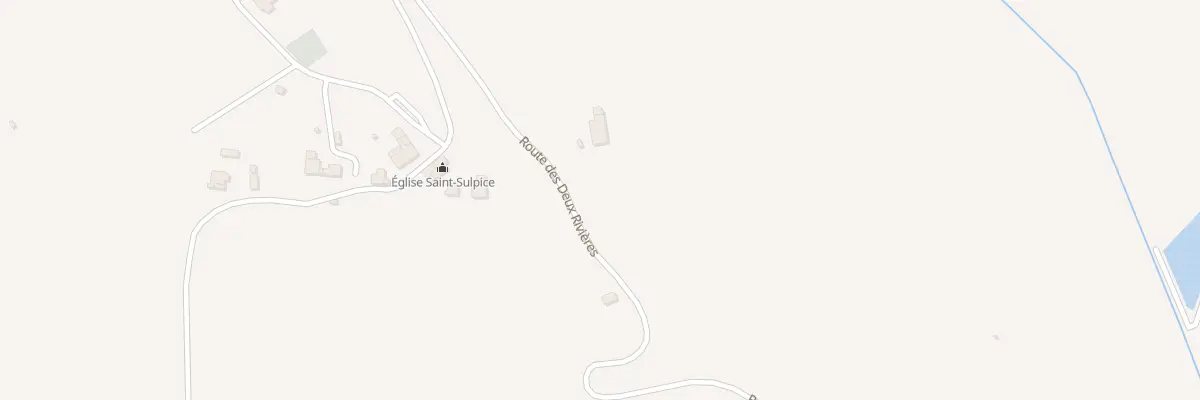 Plan du 1200 Rte des Deux Rivières à Montagudet