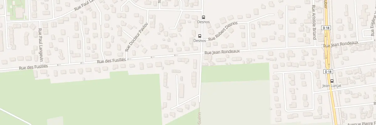 Plan du 1 Rue des Fusillés à Saint-Étienne-du-Rouvray