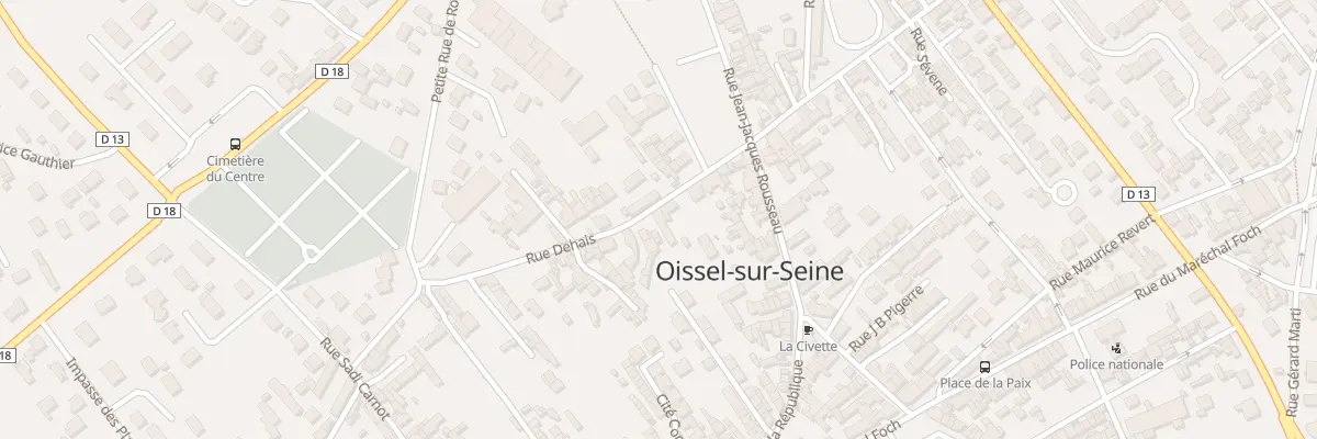 Plan du 90 Rue Dehais à Oissel-sur-Seine