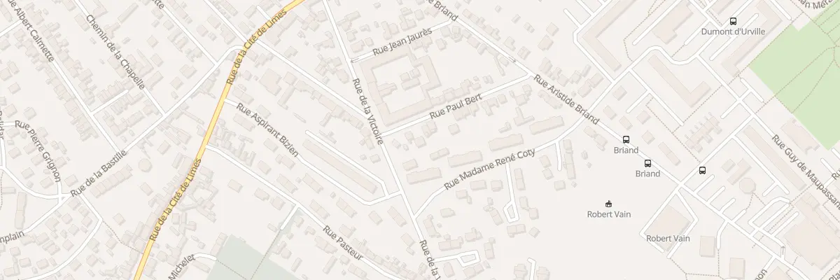 Plan du 6 Rue Paul Bert à Dieppe