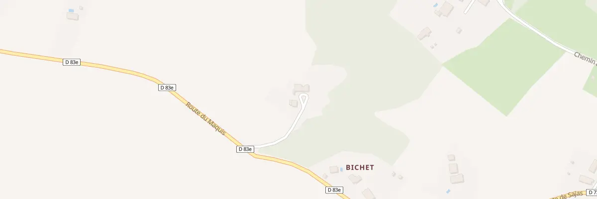 Plan du 290 Rte du Maquis à Savères
