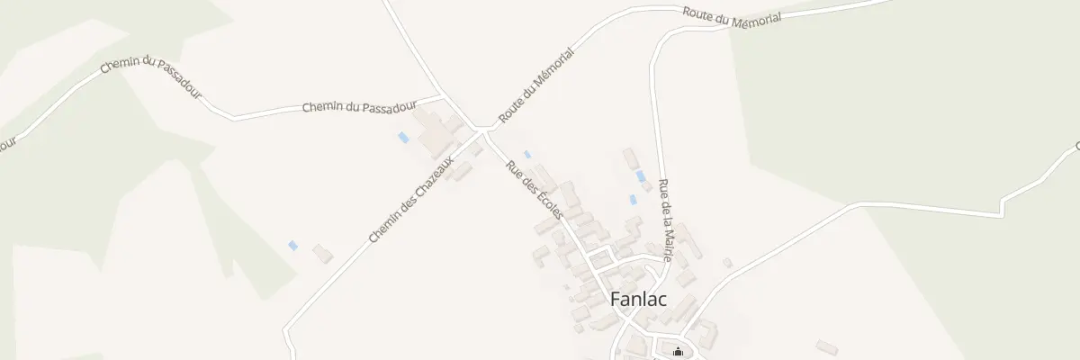 Plan du 14 Rue des Ecoles à Fanlac