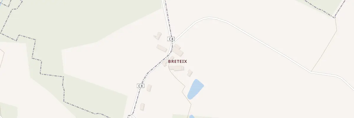 Plan du 7 Breteix à Chamboret