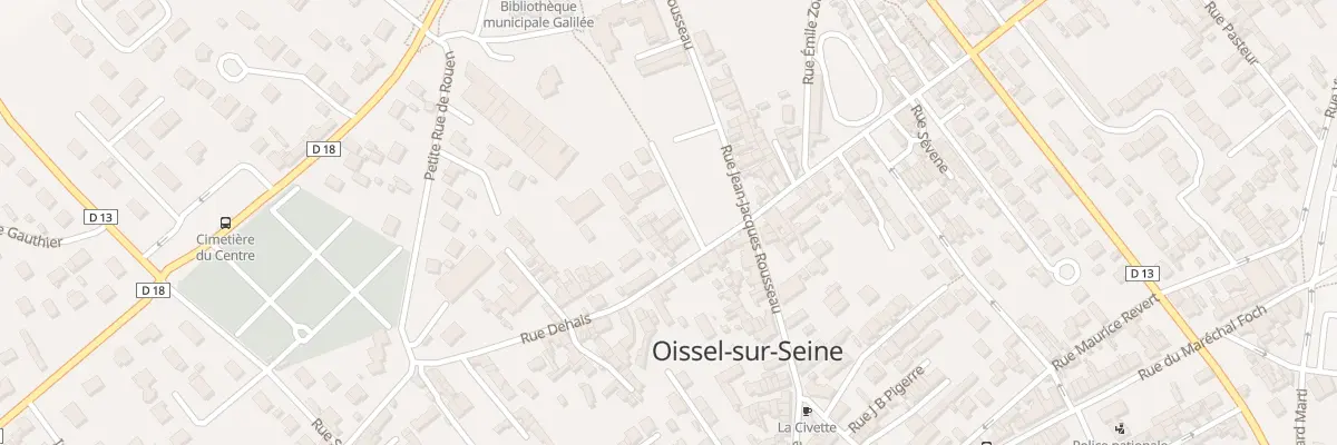 Plan du 47 Rue Dehais à Oissel-sur-Seine