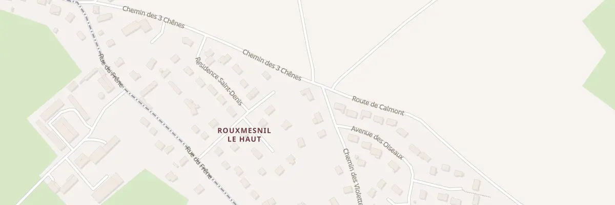 Plan du 37 Che des Trois Chênes à Rouxmesnil-Bouteilles