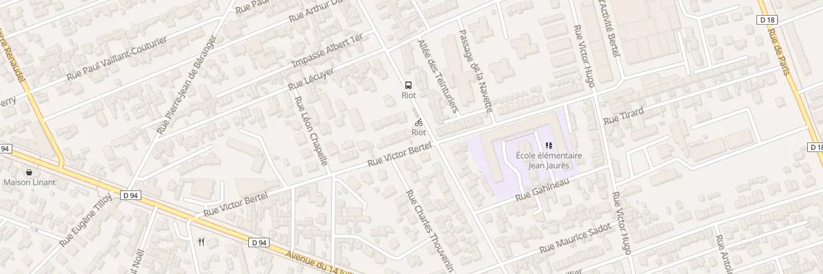 Plan du 54 Rue Victor Bertel à Sotteville-lès-Rouen