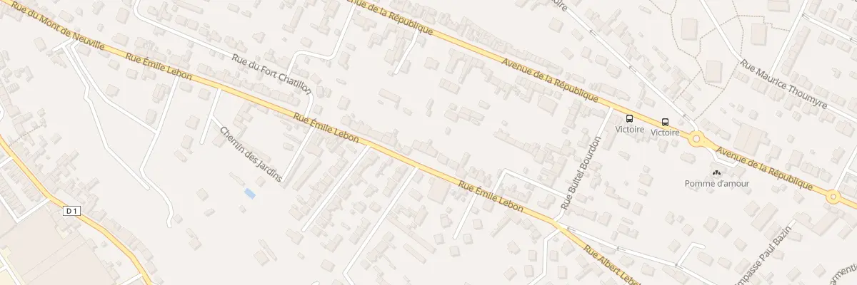Plan du 47B Rue Emile Lebon à Dieppe