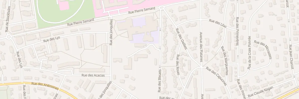 Plan du 2 Rue des Bleuets à Saint-Étienne-du-Rouvray