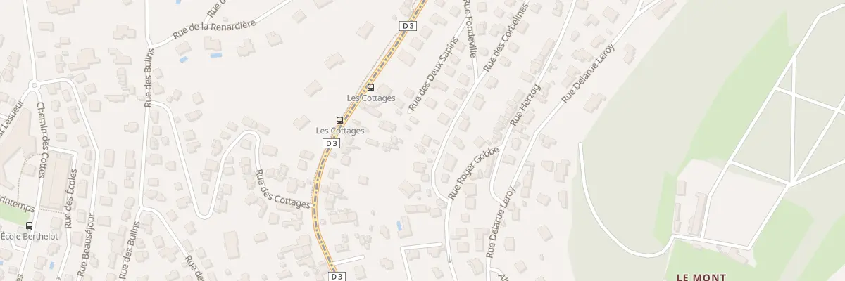 Plan du 220 Rue de Fondeville à Bois-Guillaume