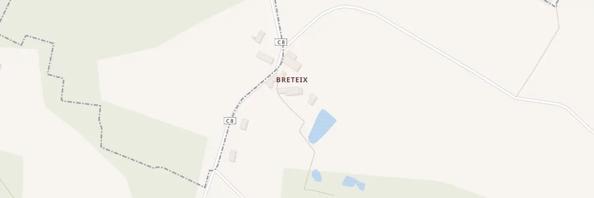 Plan du 9 Breteix à Chamboret