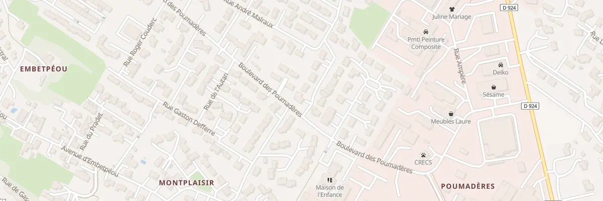 Plan du 2 Rue Henri Dunant à L’Isle-Jourdain