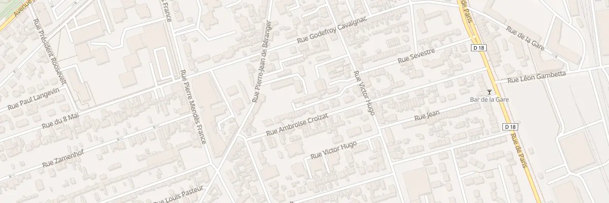 Plan du 252D Rue Victor Hugo à Sotteville-lès-Rouen